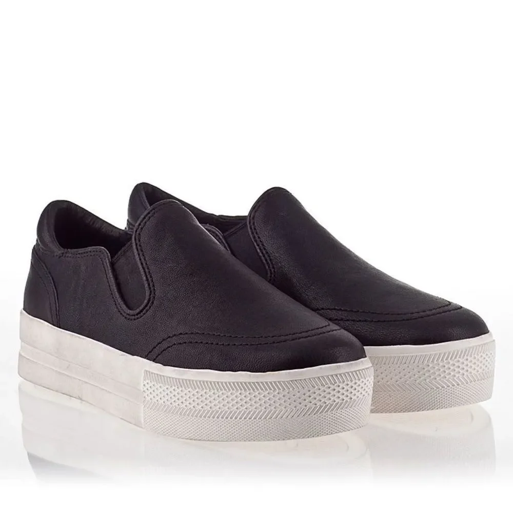 ASH Jungle Black Leather Sneaker